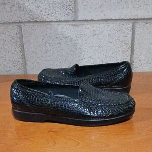 SAS Black Loafers Womens Size 12 B5